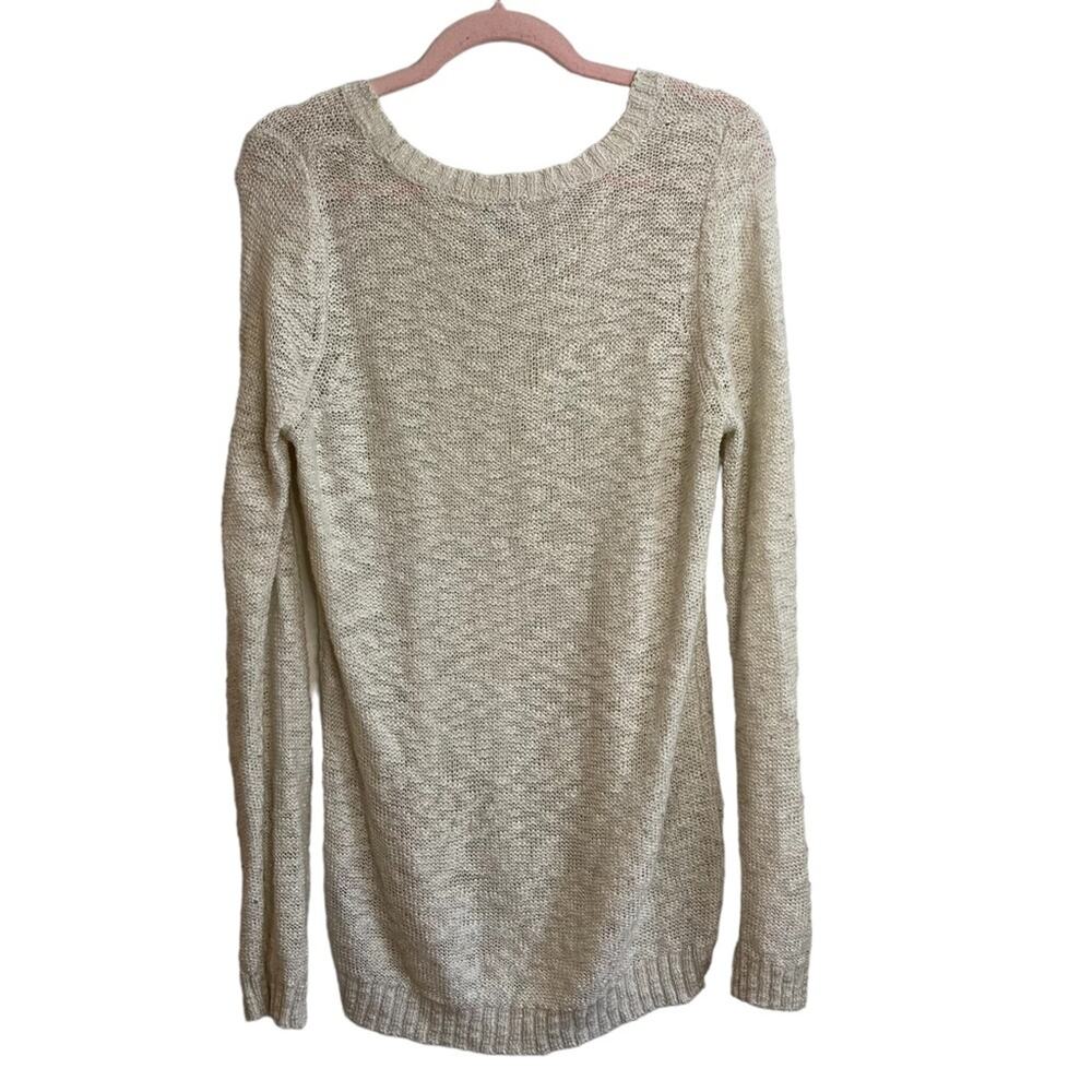 Charlotte Russe Heathered Cream Sweater - Picture 2 of 5
